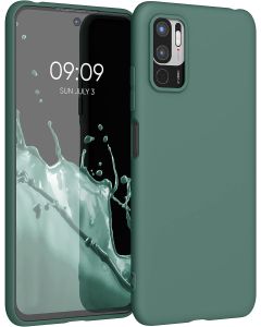 KWmobile TPU Silicone Case (54947.166) Forest Green (Xiaomi Poco M3 Pro 5G / Redmi Note 10 5G)