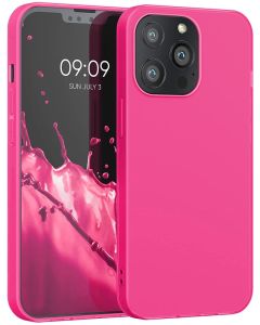 KWmobile TPU Silicone Case (55957.77) Neon Pink (iPhone 13 Pro)