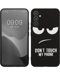 KWmobile TPU Silicone Case (61245.01) Don't Touch my Phone (Samsung Galaxy A34 5G)