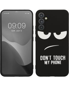 KWmobile TPU Silicone Case (61246.01) Don't Touch my Phone (Samsung Galaxy A54 5G)