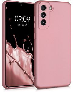 KWmobile TPU Silicone Case (55485.31) Metallic Rose Gold (Samsung Galaxy S21 FE 5G)