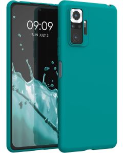 KWmobile TPU Silicone Case (54551.57) Teal Matte (Xiaomi Redmi Note 10 Pro)