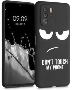 KWmobile TPU Silicone Case (56022.01) Don't Touch my Phone (Xiaomi Poco X3 GT 5G)
