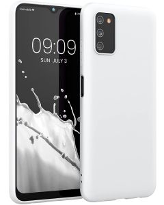 KWmobile TPU Silicone Case (56517.48) White Matte (Samsung Galaxy A03s)