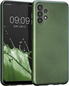 KWmobile TPU Silicone Case (58021.233) Metallic Forest Green (Samsung Galaxy A13 4G)