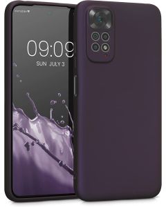 KWmobile TPU Silicone Case (58651.115) Metallic Berry (Xiaomi Redmi Note 11 / 11S 4G)