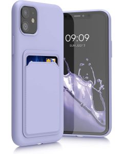 KWmobile TPU Silicone Case with Card Holder Slot (55114.108) Lavender (iPhone 11)