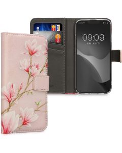 KWmobile Θήκη Πορτοφόλι Wallet Case (59208.02) Magnolias Pink (iPhone 14)