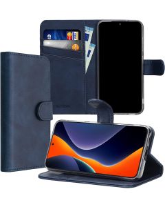 KWmobile Wallet Case (60453.17) Θήκη Πορτοφόλι με δυνατότητα Stand‏ Dark Blue (Samsung Galaxy S23)