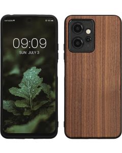 KWmobile Wooden Case (61178.18) Θήκη Ξύλινη Walnut Dark Brown (Xiaomi Redmi Note 12 4G)