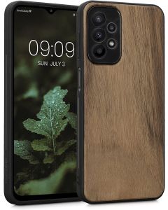 KWmobile Wooden Case (57994.18) Θήκη Ξύλινη Dark Brown (Samsung Galaxy A23 4G / 5G)