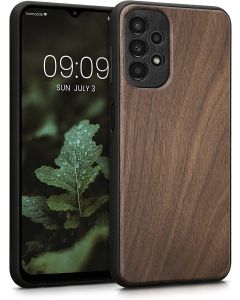 KWmobile Wooden Case (57995.18) Θήκη Ξύλινη Dark Brown (Samsung Galaxy A13 4G)