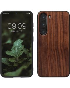 KWmobile Wooden Case (60294.18) Θήκη Ξύλινη Dark Brown (Samsung Galaxy S23)