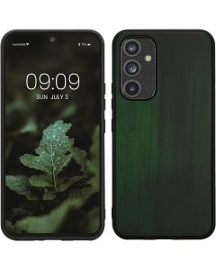 KWmobile Wooden Case (60798.80) Θήκη Ξύλινη Dark Green (Samsung Galaxy A54 5G)