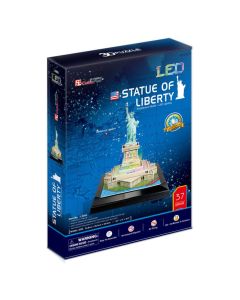 Cubic Fun L505h Statue of Liberty with LED 3D Puzzle 37 Pcs