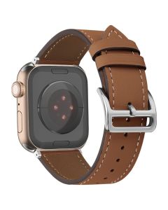 Leather Loop Strap Brown για Apple Watch 40/41/42mm (4/5/6/7/8/9/10/11/SE)