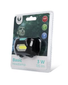 Forever Headlamp Basic COB 3W LED - Φακός Κεφαλής - MT52840