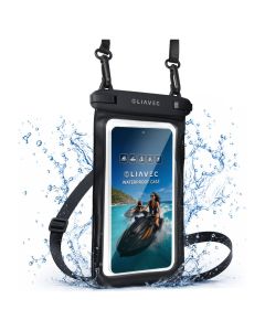 Liavec Aqua Universal Waterproof Phone Case - Αδιάβροχη Θήκη για Κινητά έως 7'' - Black - MT83860