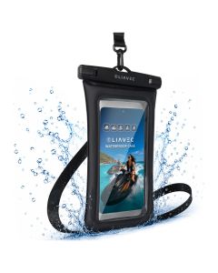 Liavec Aqua Universal Waterproof Phone Case with Airbag - Αδιάβροχη Θήκη για Κινητά έως 8'' - Black - MT83861