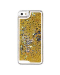 Liquid Glitter Sand & Stars Case - Θήκη με Χρυσόσκονη Gold (iPhone 7 / 8 / SE 2020 / 2022)