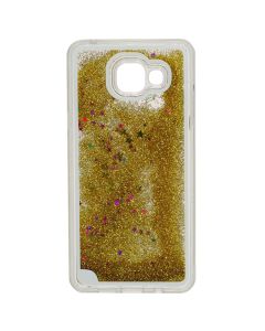 Liquid Glitter Sand & Stars Case - Θήκη με Χρυσόσκονη Gold (Samsung Galaxy A3 2017)