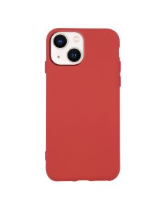 Θήκη Σιλικόνης Slim Fit Liquid Silicone Case Red (iPhone 13 Mini)