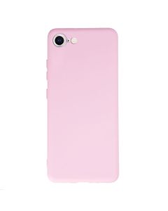 Θήκη Σιλικόνης Slim Fit Liquid Silicone Case Pastel Pink (iPhone 7 / 8 / SE 2020 / 2022)