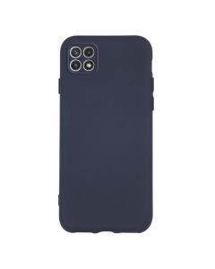 Θήκη Σιλικόνης Slim Fit Liquid Silicone Case Dark Blue (Samsung Galaxy A22 5G)