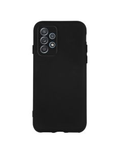 Θήκη Σιλικόνης Slim Fit Liquid Silicone Case Black (Samsung Galaxy A72 4G / 5G)