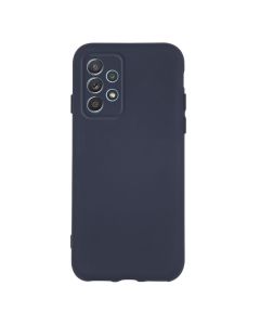 Θήκη Σιλικόνης Slim Fit Liquid Silicone Case Dark Blue (Samsung Galaxy A72 4G / 5G)