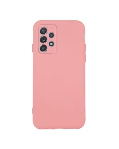 Θήκη Σιλικόνης Slim Fit Liquid Silicone Case Pastel Pink (Samsung Galaxy A72 4G / 5G)