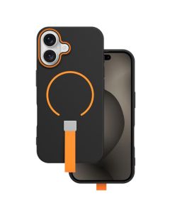 Loop Thin Mag Case Θήκη TPU με Λαβή Σιλικόνης Συμβατή με MagSafe - Black (iPhone 17 Pro)