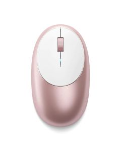 SATECHI M1 Wireless Mouse Ασύρματο Ποντίκι Υπολογιστή - White / Rose Gold
