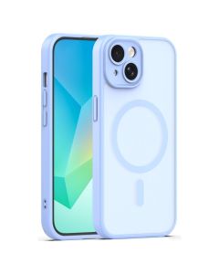 Mag Matte Cover Hybrid Case Θήκη Συμβατή με MagSafe - Light Blue (iPhone 13) - MT84368