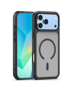 Mag Matte Cover Hybrid Open Cam Case Θήκη Συμβατή με MagSafe - Black (iPhone 17 Pro / 18 Pro) - MT84620
