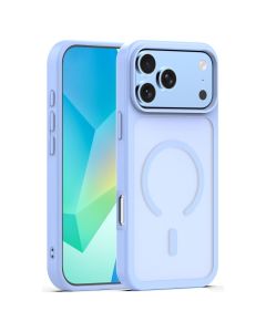Mag Matte Cover Hybrid Open Cam Case Θήκη Συμβατή με MagSafe - Light Blue (iPhone 17 Pro / 18 Pro) - MT84618