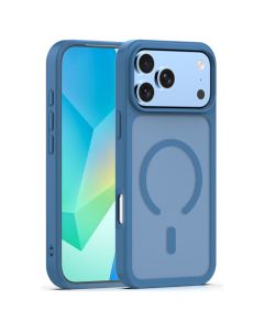 Mag Matte Cover Hybrid Open Cam Case Θήκη Συμβατή με MagSafe - Dark Blue (iPhone 17 Pro Max / 18 Pro Max) - MT84624