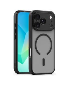 Mag Matte Cover Hybrid Case Θήκη Συμβατή με MagSafe - Black (iPhone 17 Pro Max / 18 Pro Max) - MT84629