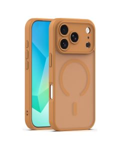 Mag Matte Cover Hybrid Case Θήκη Συμβατή με MagSafe - Brown (iPhone 17 Pro Max / 18 Pro Max) - MT84628
