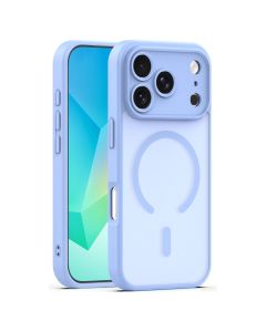 Mag Matte Cover Hybrid Case Θήκη Συμβατή με MagSafe - Light Blue (iPhone 17 Pro Max / 18 Pro Max) - MT84626