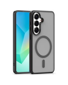 Mag Matte Cover Hybrid Open Cam Case Θήκη Συμβατή με MagSafe - Black (Samsung Galaxy A16 4G / A16 5G / A17 4G / A17 5G / A18 4G) - MT84594