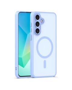 Mag Matte Cover Hybrid Open Cam Case Θήκη Συμβατή με MagSafe - Light Blue (Samsung Galaxy A16 4G / A16 5G / A17 4G / A17 5G / A18 4G) - MT84596
