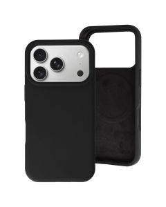 MagColor Pure Case Θήκη Σιλικόνης Συμβατή με MagSafe - Black (iPhone 17 Pro)