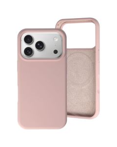 MagColor Pure Case Θήκη Σιλικόνης Συμβατή με MagSafe - Powder Pink (iPhone 17 Pro Max)