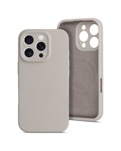 MagColor Pure Case Θήκη Σιλικόνης Συμβατή με MagSafe - Latte (iPhone 17 Pro / 18 Pro) - MT84727