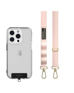 MagEasy Strap + Strap Card (MPHIPH159BP23) Universal Neck Strap Λουράκι - Blossom Pink