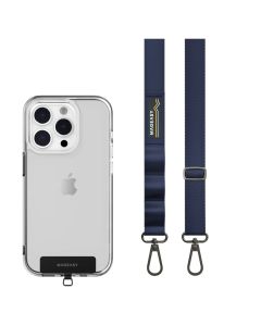 MagEasy Strap + Strap Card (MPHIPH159MU23) Universal Neck Strap Λουράκι - Midnight Blue