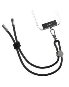 MagEasy Strap + Strap Card (MPHIPH158BK23) Universal Wrist Strap Λουράκι Καρπού 6mm - Black