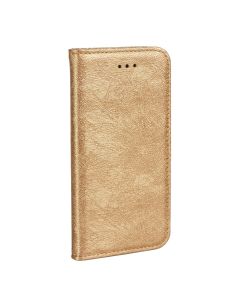Forcell Glitter Magic Shine Glitter Wallet Case Θήκη Πορτοφόλι με δυνατότητα Stand Gold (Samsung Galaxy A8 Plus 2018)