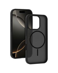 Magmat Slim MagSafe Hybrid Case Black (iPhone 15 Pro)